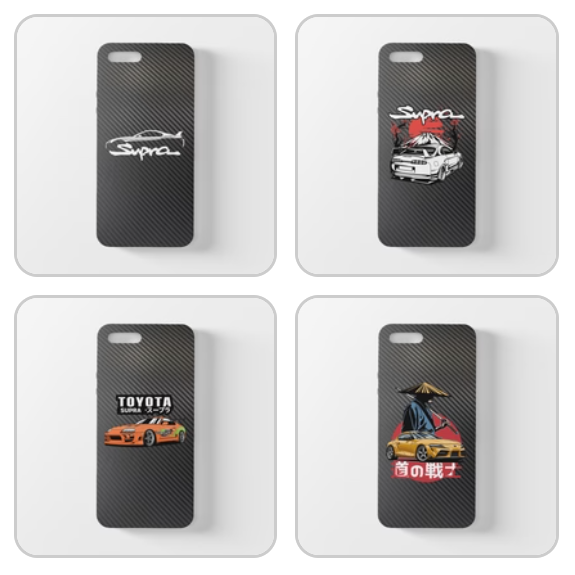 Toyota Supra MK4 MK5 Carbon Fiber iPhone Case FREE Shipping Worldwide!!