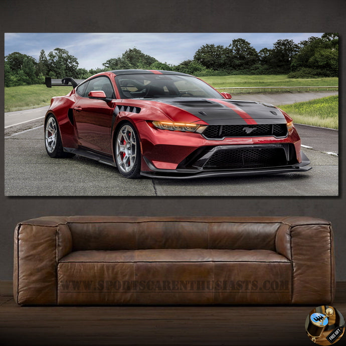 Ford Mustang GTD Canvas FREE Shipping Worldwide!!