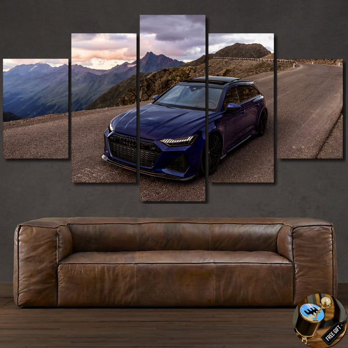 Audi RS6-S Canvas FREE Shipping Worldwide!! - Sports Car Enthusiasts