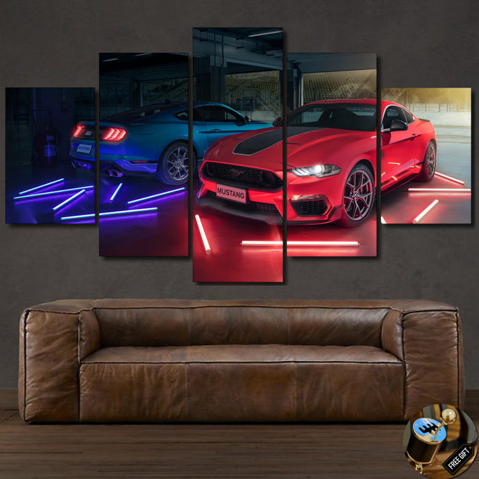 Ford Mustang Canvas FREE Shipping Worldwide!! - Sports Car Enthusiasts