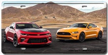 Load image into Gallery viewer, Camaro &amp; Mustang Decorative License Plate FREE Shipping Worldwide!!