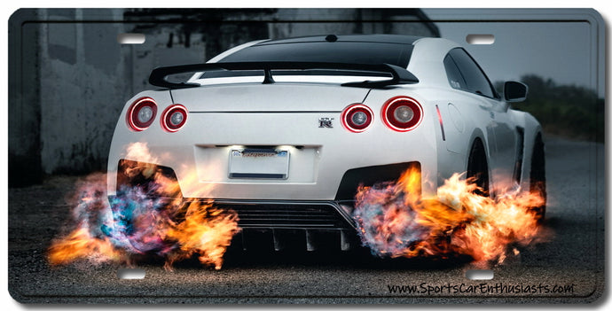 Nissan GT-R R35 Decorative License Plate FREE Shipping Worldwide!!