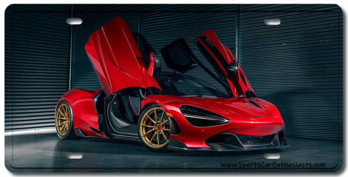 McLaren 720S Decorative License Plate FREE Shipping Worldwide!!