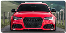 Load image into Gallery viewer, Audi RS6 Decorative License Plate FREE Shipping Worldwide!!