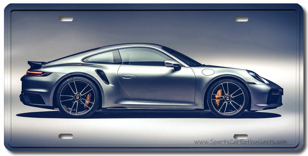 Porsche 911 Turbo S Decorative License Plate FREE Shipping Worldwide!!