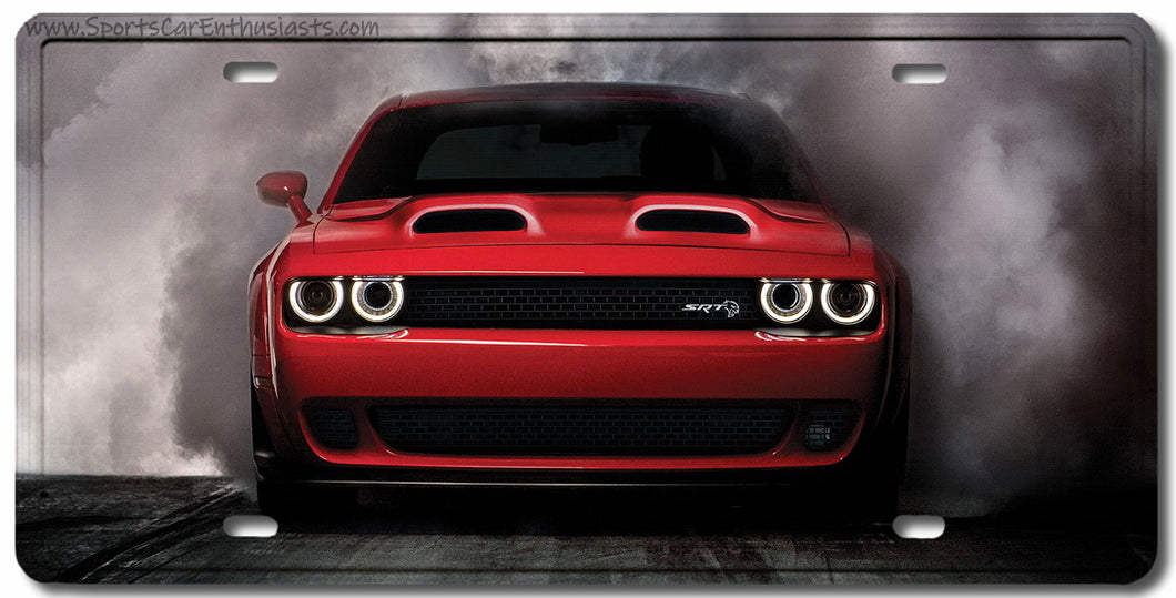 Dodge Challenger SRT Decorative License Plate FREE Shipping Worldwide!!