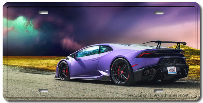 Lamborghini Huracan Decorative License Plate FREE Shipping Worldwide!!