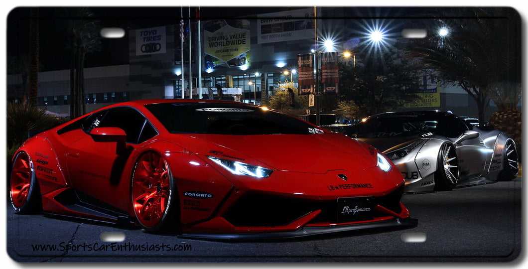 Lamborghini Huracan Liberty Walk Decorative License Plate FREE Shipping Worldwide!!