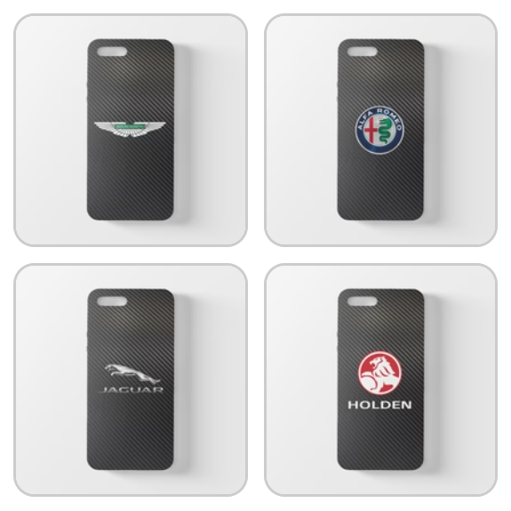 Aston Martin Alfa Romeo Jaguar Holden Carbon Fiber iPhone Case FREE Shipping Worldwide!!