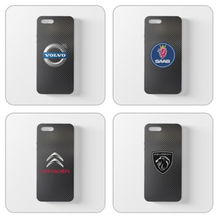 Load image into Gallery viewer, Volvo Saab Citroen Peugeot Carbon Fiber iPhone Case FREE Shipping Worldwide!!