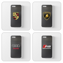 Load image into Gallery viewer, Audi RS Porsche Lamborghini Carbon Fiber iPhone Case FREE Shipping Worldwide!!