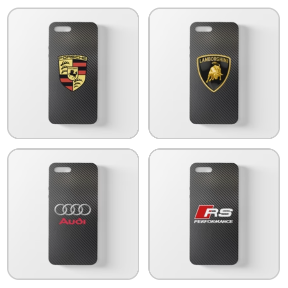 Audi RS Porsche Lamborghini Carbon Fiber iPhone Case FREE Shipping Worldwide!!