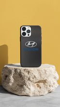 Load image into Gallery viewer, Tesla Bugatti Hyundai Infinity Carbon Fiber iPhone Case FREE Shipping Worldwide!!