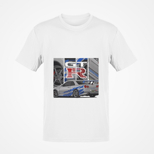 GT-R R34 Skyline Fast & Furious T-shirt FREE Shipping Worldwide!!