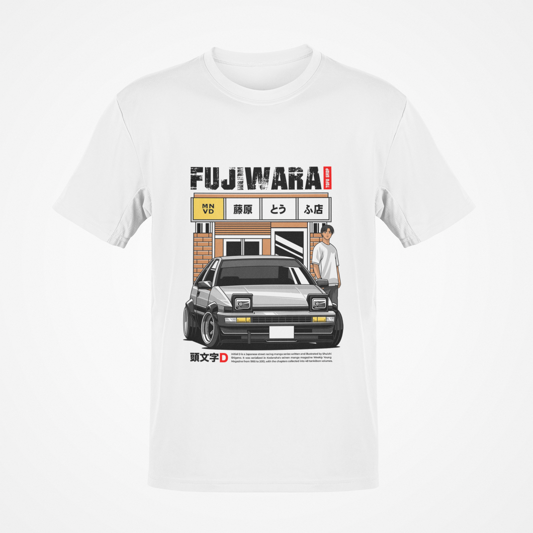 Fujiwara Tofu Shop T-shirt FREE Shipping Worldwide!!