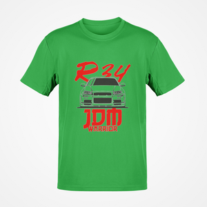 Nissan GT-R R34 Skyline T-shirt FREE Shipping Worldwide!!