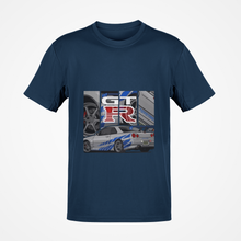 Load image into Gallery viewer, GT-R R34 Skyline Fast &amp; Furious T-shirt FREE Shipping Worldwide!!