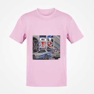 GT-R R34 Skyline Fast & Furious T-shirt FREE Shipping Worldwide!!