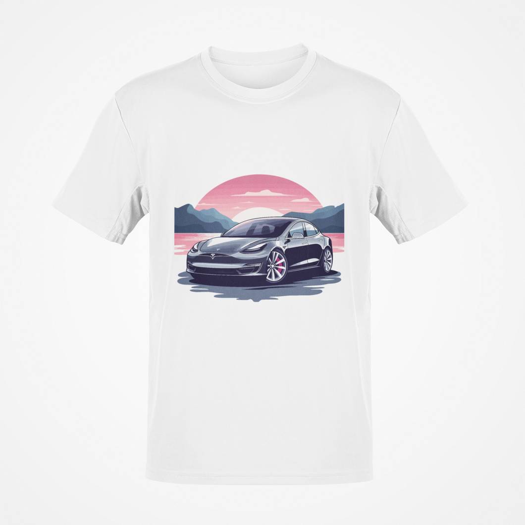 Tesla Model 3 T-shirt FREE Shipping Worldwide!!