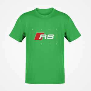 Audi RS Shifter T-shirt FREE Shipping Worldwide!!