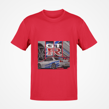 Load image into Gallery viewer, GT-R R34 Skyline Fast &amp; Furious T-shirt FREE Shipping Worldwide!!