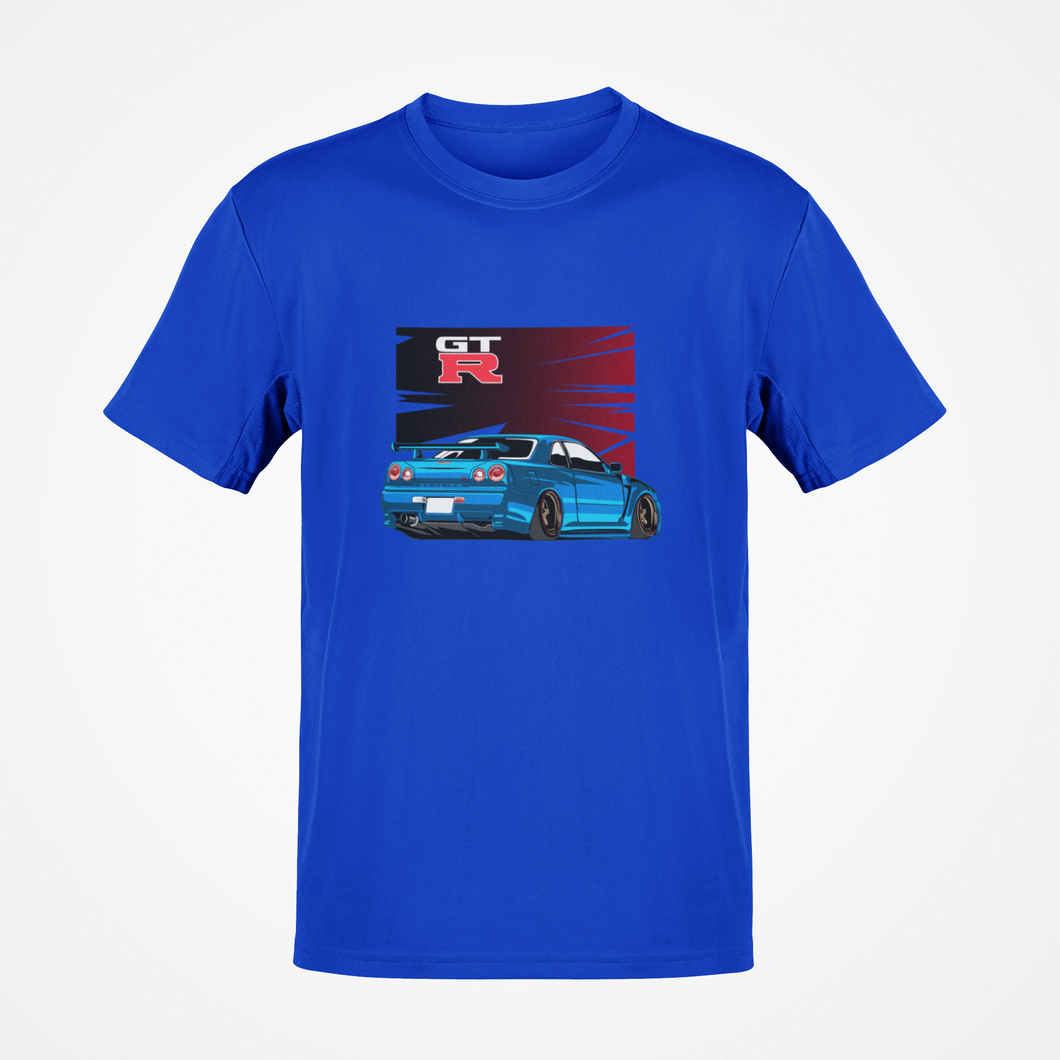 Nissan GT-R R34 Skyline T-shirt FREE Shipping Worldwide!!