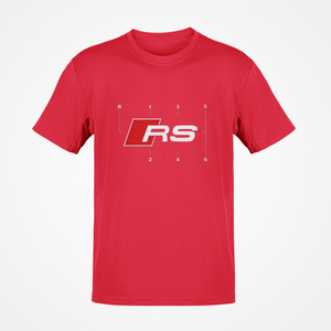 Audi RS Shifter T-shirt FREE Shipping Worldwide!!