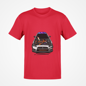 Mitsubishi Evolution X T-shirt FREE Shipping Worldwide!!