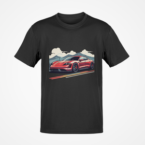 Porsche Taycan T-shirt FREE Shipping Worldwide!!