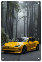 Load image into Gallery viewer, Tesla Model S Decorative Metal Plate FREE Shipping Worldwide!!