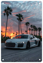 Load image into Gallery viewer, Audi R8 Decorative Metal Plate FREE Shipping Worldwide!!