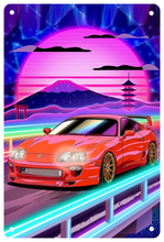 Load image into Gallery viewer, Toyota Supra MK4 Decorative Metal Plate FREE Shipping Worldwide!!