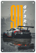 Load image into Gallery viewer, Porsche 911 GT3 RS Decorative Metal Plate FREE Shipping Worldwide!!