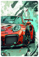 Load image into Gallery viewer, Porsche 911 Decorative Metal Plate FREE Shipping Worldwide!!