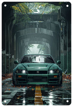 Load image into Gallery viewer, Nissan GTR R34 Decorative Metal Plate FREE Shipping Worldwide!!