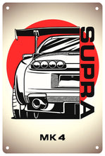 Load image into Gallery viewer, Toyota Supra MK4 Decorative Metal Plate FREE Shipping Worldwide!!