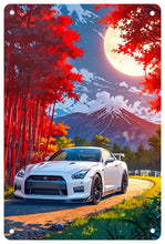 Load image into Gallery viewer, Nissan GTR R35 Decorative Metal Plate FREE Shipping Worldwide!!