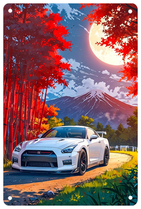 Nissan GTR R35 Decorative Metal Plate FREE Shipping Worldwide!!