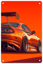 Load image into Gallery viewer, Toyota Supra MK4 Decorative Metal Plate FREE Shipping Worldwide!!