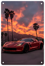 Load image into Gallery viewer, Chevrolet Corvette Decorative Metal Plate FREE Shipping Worldwide!!