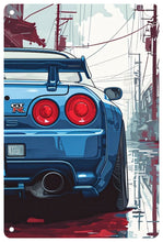 Load image into Gallery viewer, Nissan GTR R34 Skyline Decorative Metal Plate FREE Shipping Worldwide!!