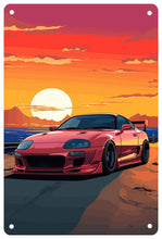 Load image into Gallery viewer, Toyota Supra MK4 Decorative Metal Plate FREE Shipping Worldwide!!