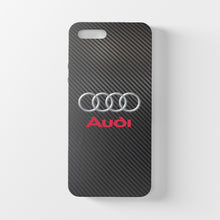 Load image into Gallery viewer, Audi RS Porsche Lamborghini Carbon Fiber iPhone Case FREE Shipping Worldwide!!