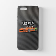 Load image into Gallery viewer, Toyota Supra MK4 MK5 Carbon Fiber iPhone Case FREE Shipping Worldwide!!