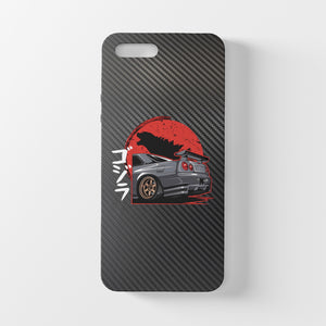 Nissan GTR R34 R35 Skyline Carbon Fiber iPhone Case FREE Shipping Worldwide!!