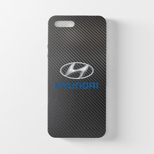 Load image into Gallery viewer, Tesla Bugatti Hyundai Infinity Carbon Fiber iPhone Case FREE Shipping Worldwide!!