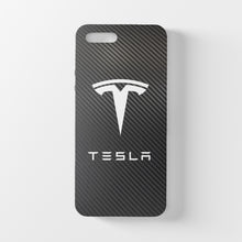 Load image into Gallery viewer, Tesla Bugatti Hyundai Infinity Carbon Fiber iPhone Case FREE Shipping Worldwide!!