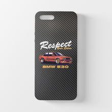 Load image into Gallery viewer, Formula F1 Cupra E30 Muscle Cars Carbon Fiber iPhone Case FREE Shipping Worldwide!!