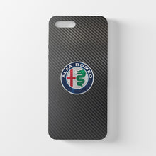 Load image into Gallery viewer, Aston Martin Alfa Romeo Jaguar Holden Carbon Fiber iPhone Case FREE Shipping Worldwide!!