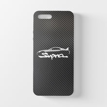 Load image into Gallery viewer, Toyota Supra MK4 MK5 Carbon Fiber iPhone Case FREE Shipping Worldwide!!